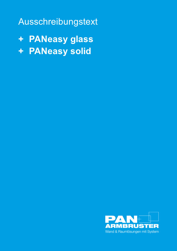 PANeasy Ausschreibungstext PANeasy Ausschreibungstext