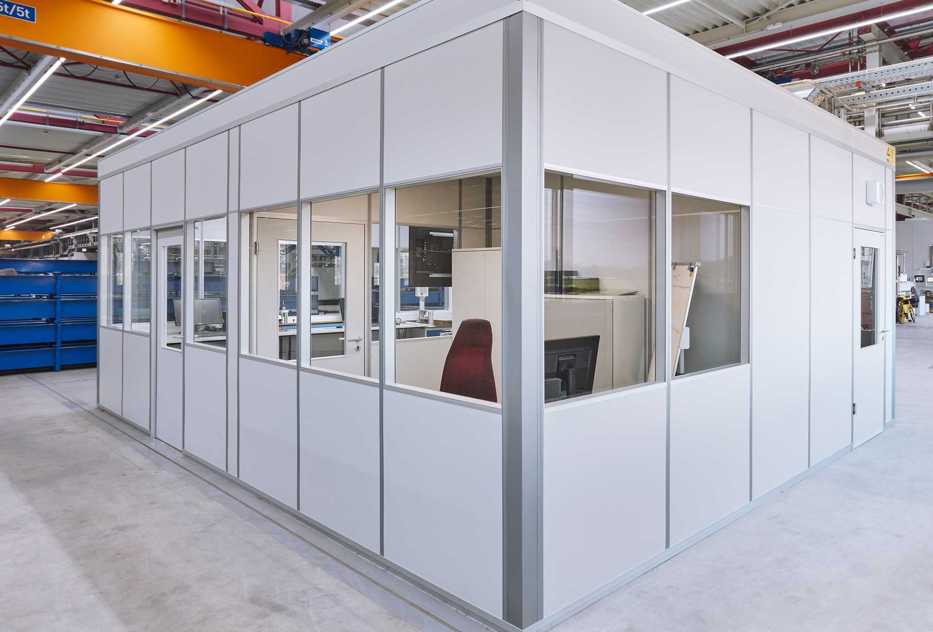 Raumsysteme Hallenbüro für effiziente Raumlösungen Raumsysteme Hallenbüro für effiziente Raumlösungen