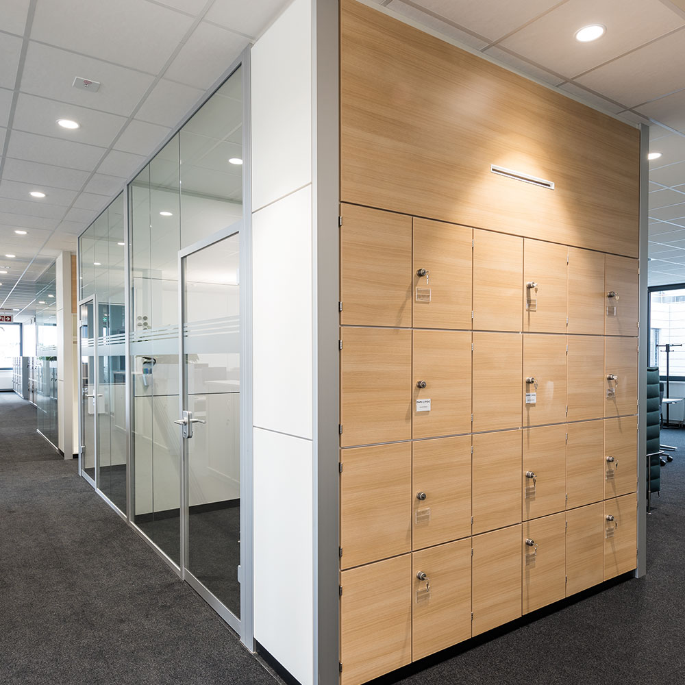 Holz-Büroschranksystem Holz-Büroschranksystem