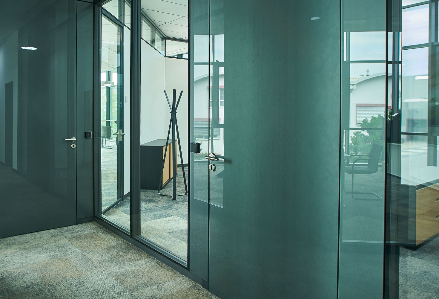 Büroraumtüren aus Glas