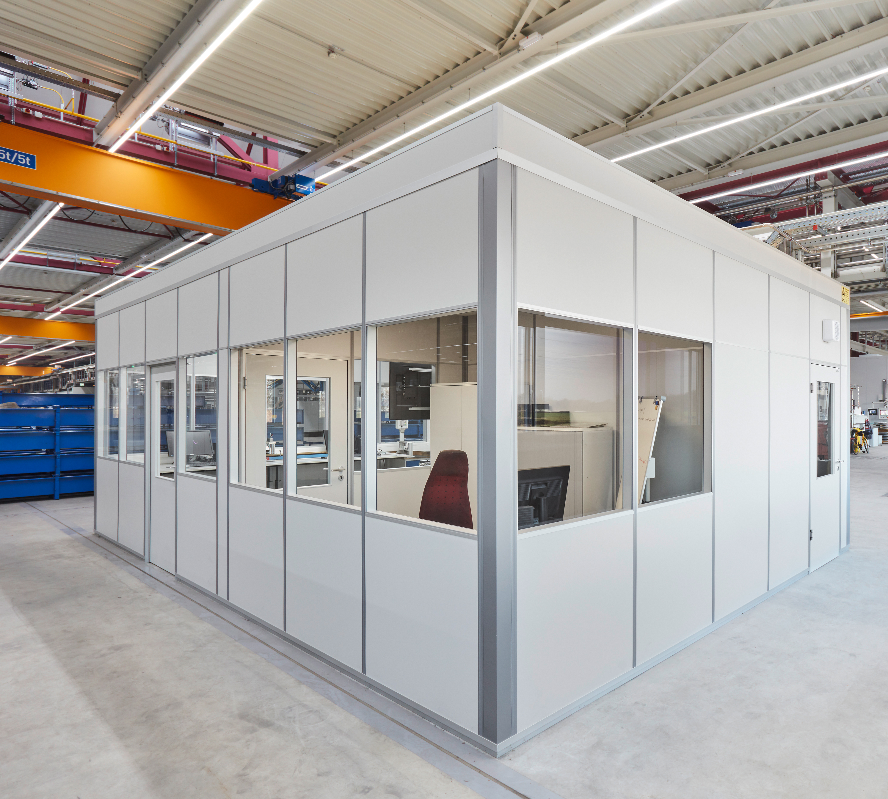 Raum in Raum System Produktion
