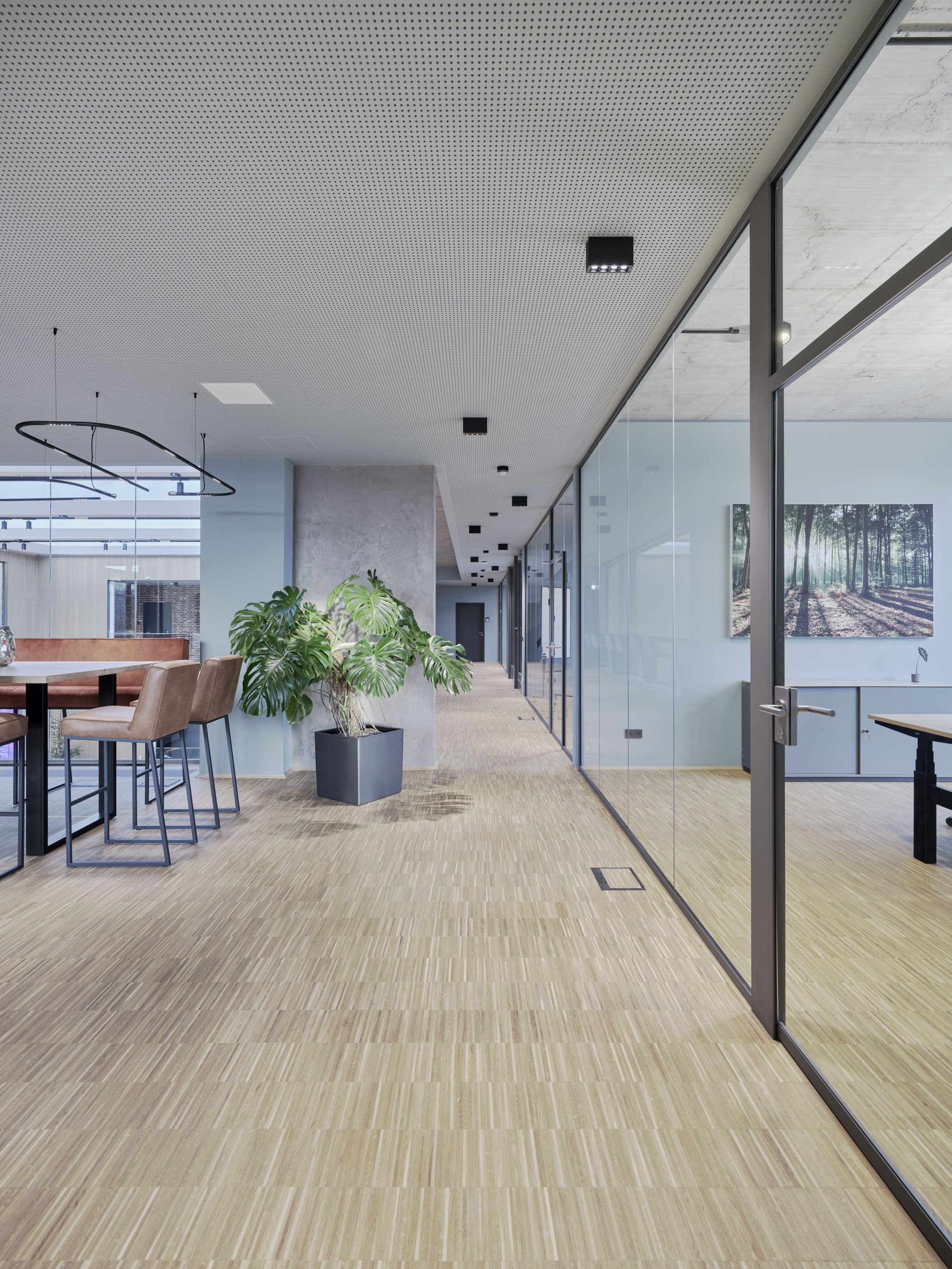 Glas-Trennwandsystem