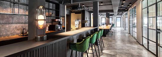 Glastrennwand Industrie Look Glastrennwand Industrie Look