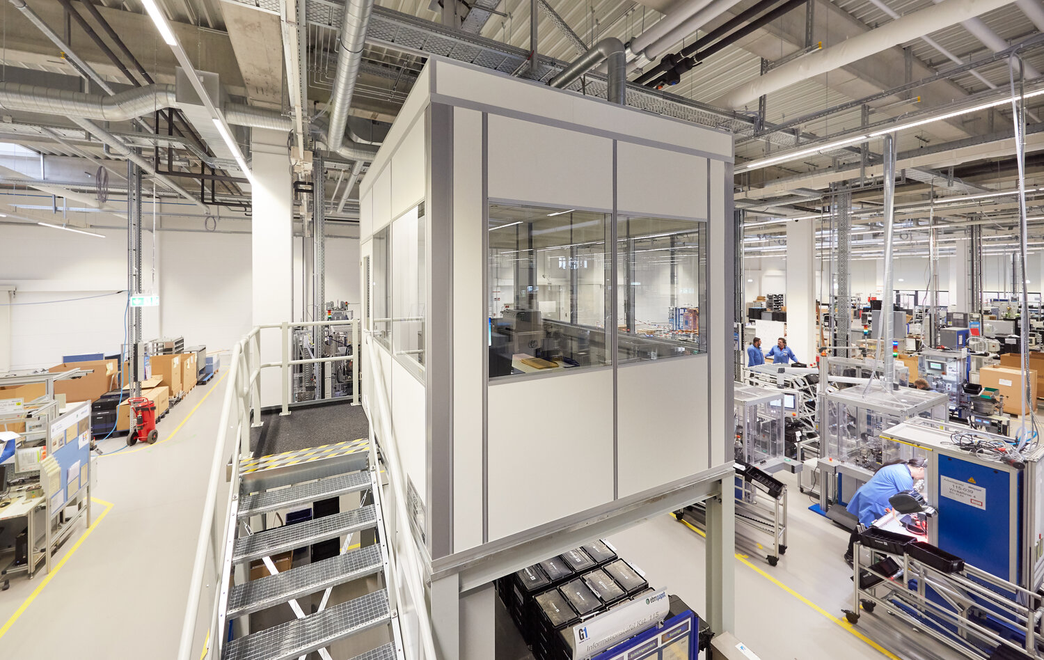 Projekt EBM Meisterbüro in Produktionsstätte