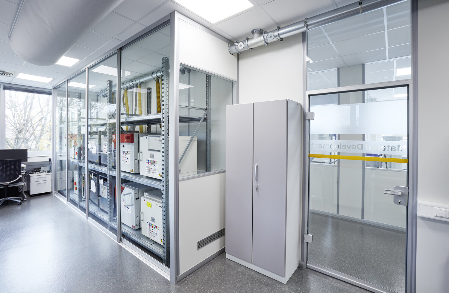 Projekt Parker Hannifin Glastür