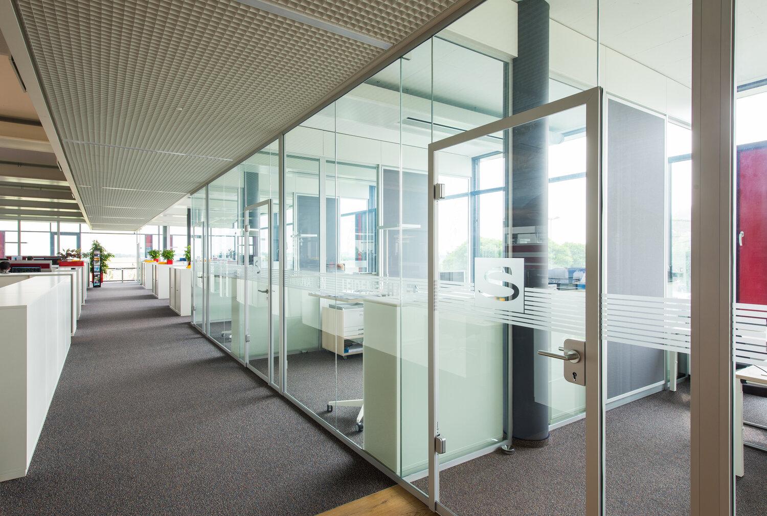 Projekt Schnepf Glastrennwandlösung Büro