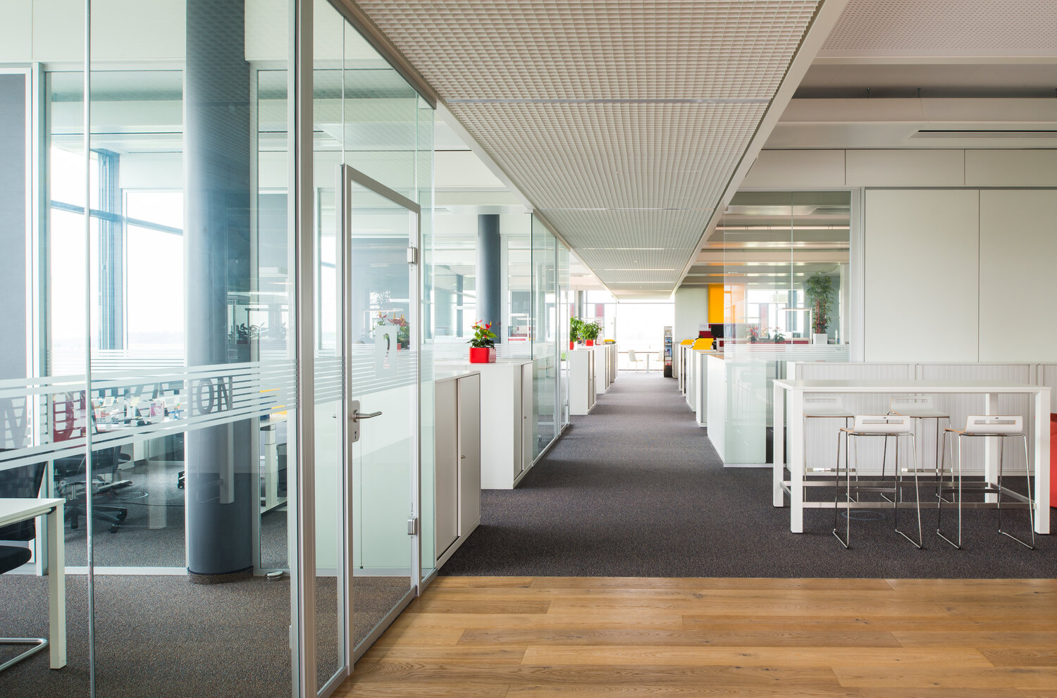 Projekt Schnepf Glastrennwand Büro